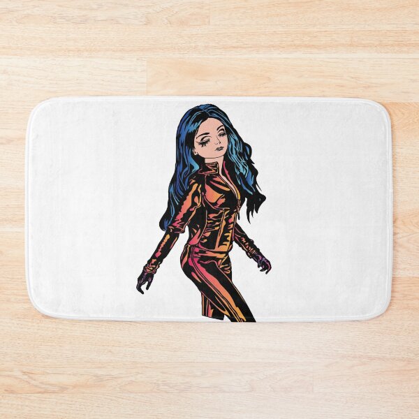 Item preview, Sexy Girl in Latex with Blue Hair designed and sold by GoldCollection.