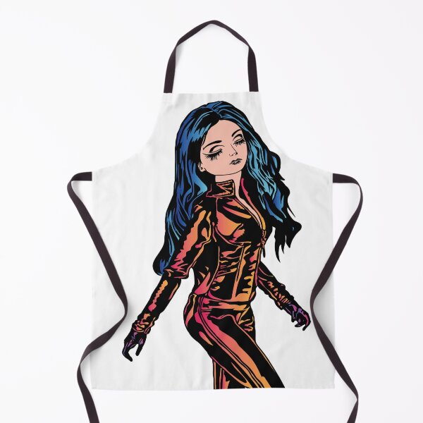 Item preview, Sexy Girl in Latex with Blue Hair designed and sold by GoldCollection.