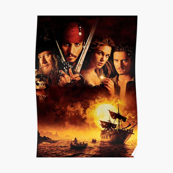 Pirates Of The Caribbean The Curse Of The Black Pearl Poster For Sale By Zig Tozag Redbubble 2059