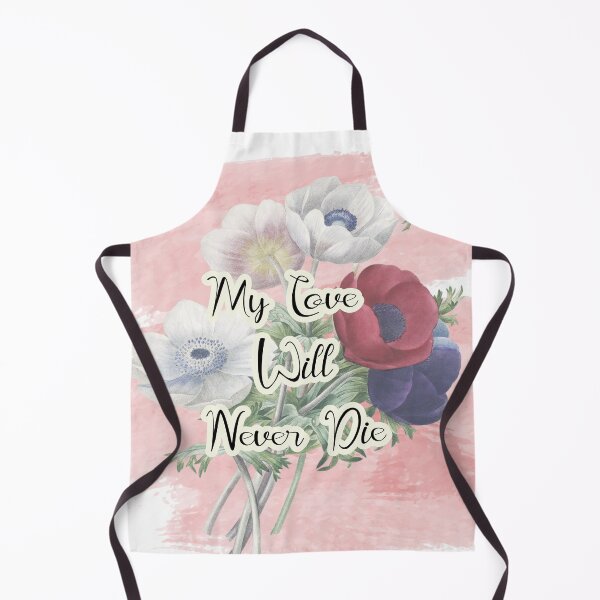 Item preview, "My Love Will Never Die", Vintage Anemone Flowers designed and sold by JoyforU.