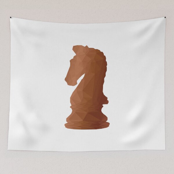 Aperçu de l'œuvre Chess Knight Low Poly créée et vendue par MHich.