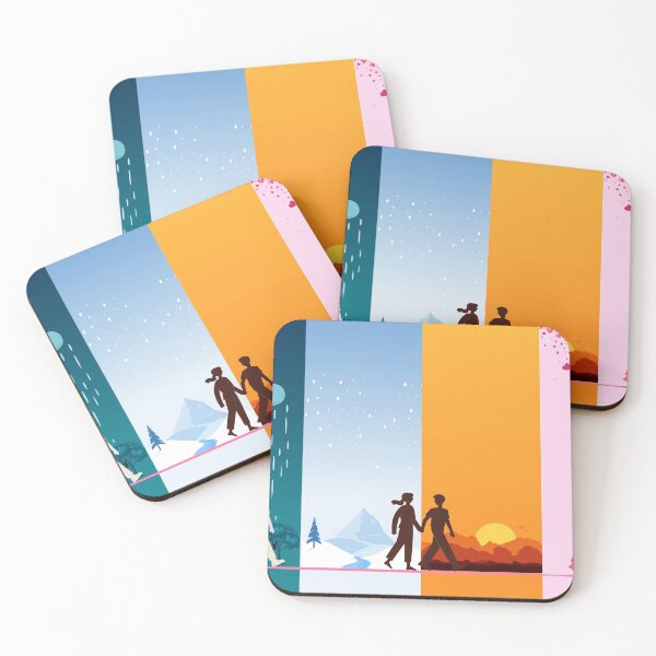 Item preview, A couple walking through seasons designed and sold by preeyavis.