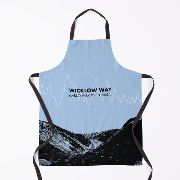 Item preview, The Wicklow Way Elevation Art - Blue designed and sold by PilgrimageShop.