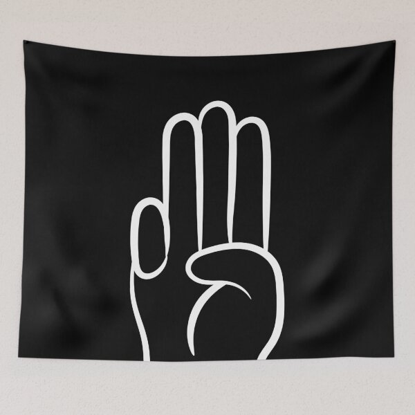 Item preview, 3 finger salute designed and sold by Craftaholic.