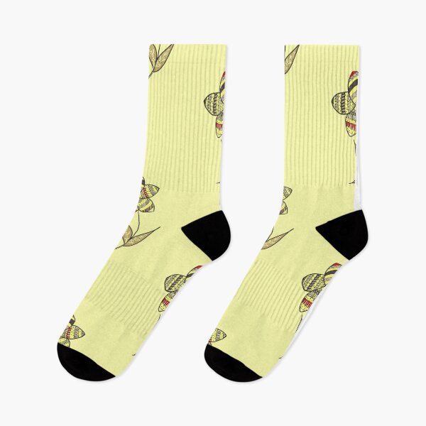 Item preview, Yellow spring flowers doodle designed and sold by AmCstudio.