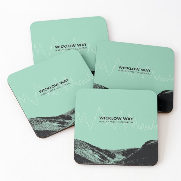 Item preview, The Wicklow Way Elevation Art - Green designed and sold by PilgrimageShop.