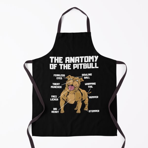 Item preview, The Anatomy of a Pitbull Funny Pitbull Terrier Doctor designed and sold by BornDesign.