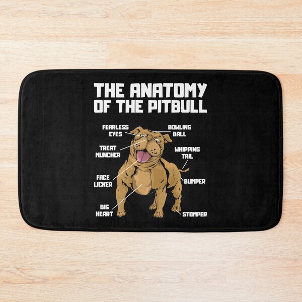 Item preview, The Anatomy of a Pitbull Funny Pitbull Terrier Doctor designed and sold by BornDesign.