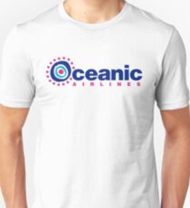 ozeanische Fluggesellschaften Slim Fit T-Shirt