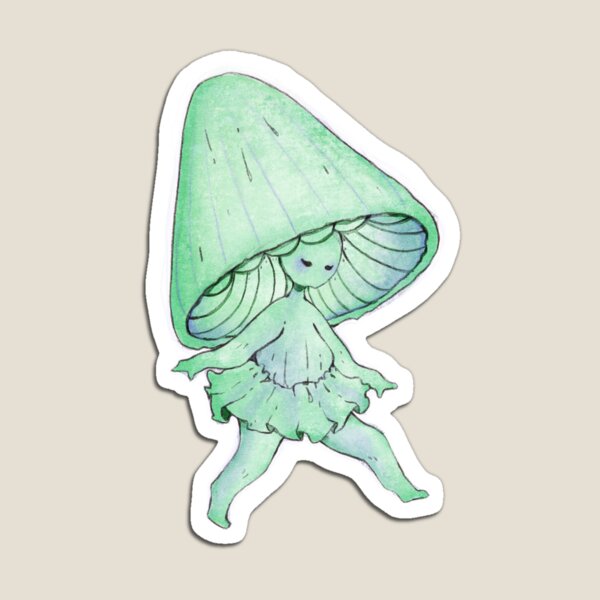 Item preview, Bioluminescent Mushrooms designed and sold by Fairydrop.