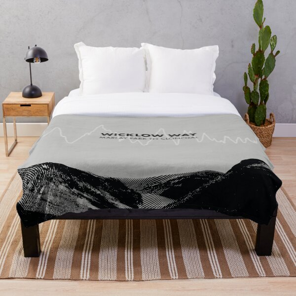 Item preview, The Wicklow Way Elevation Art - Grey designed and sold by PilgrimageShop.