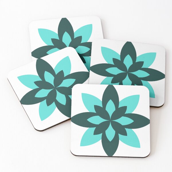 Item preview, geometric flower designed and sold by art4amargi.