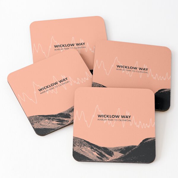 Item preview, The Wicklow Way Elevation Art - Peach designed and sold by PilgrimageShop.