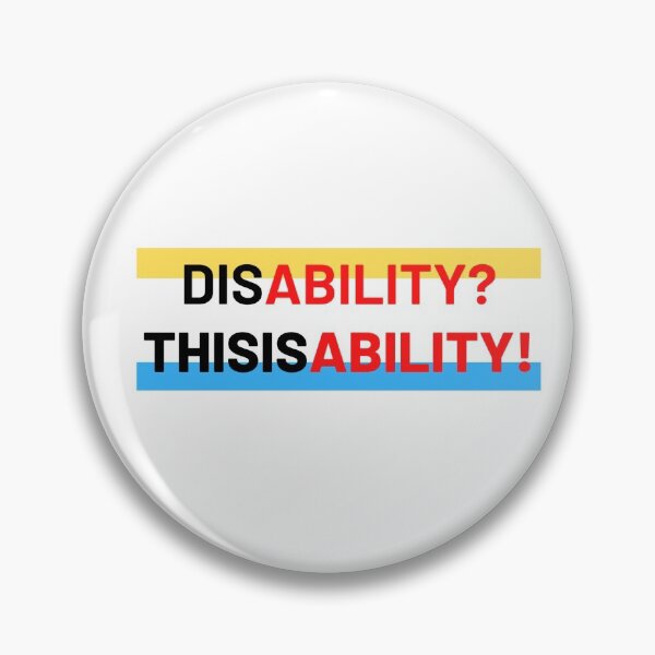 Item preview, Disability? Never! This is Ability! designed and sold by Justiny97.