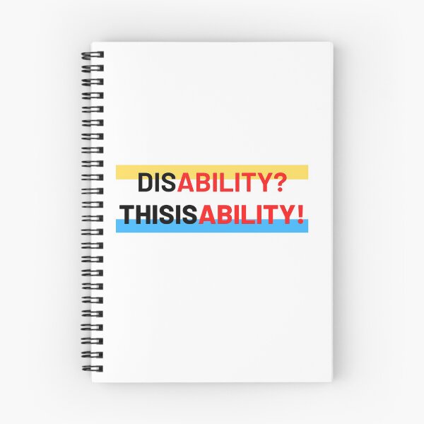 Item preview, Disability? Never! This is Ability! designed and sold by Justiny97.