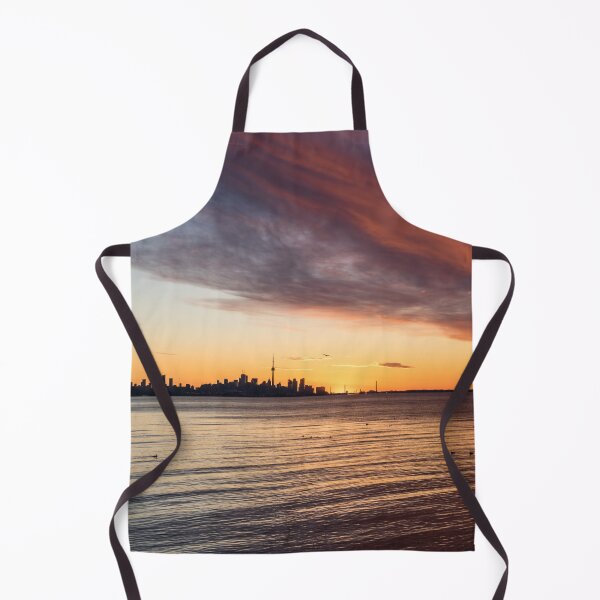 Item preview, On the Verge of Sunrise - Dramatic Cloudscape over Toronto Skyline designed and sold by Georgia Mizuleva.