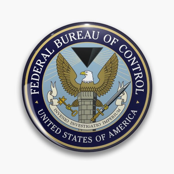 Federal Bureau Of Control Pin