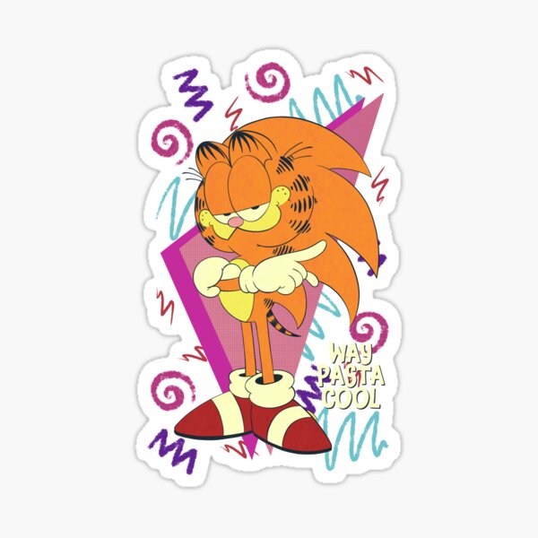 Garfield el erizo Pegatina