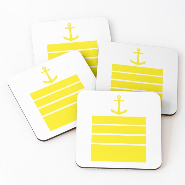 Item preview, Captain Epaullets Maritime Hierarchy, White. Anchor. Cruise. designed and sold by Sailor-One.