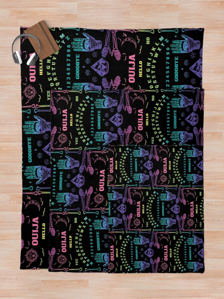 Ouija board throw online blanket