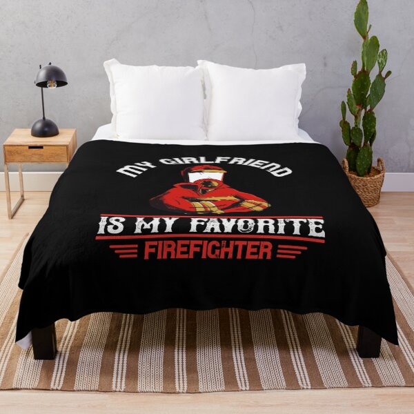 Item preview, My girlfriend is my favorite firefighter designed and sold by titanosdesign.