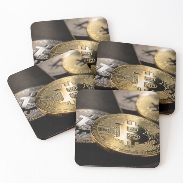 Item preview, Fancy Shmancy Gold BITCOINS Crypto Rich (for HODLers only) designed and sold by PicnicEggStyle.