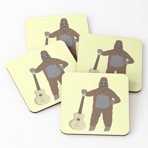 Item preview, Big lez show holding guitar , druggo , funny cute big lez show , funny guitar , funny bigfoot, i play guitar, guitar hobby,  designed and sold by SGS-.