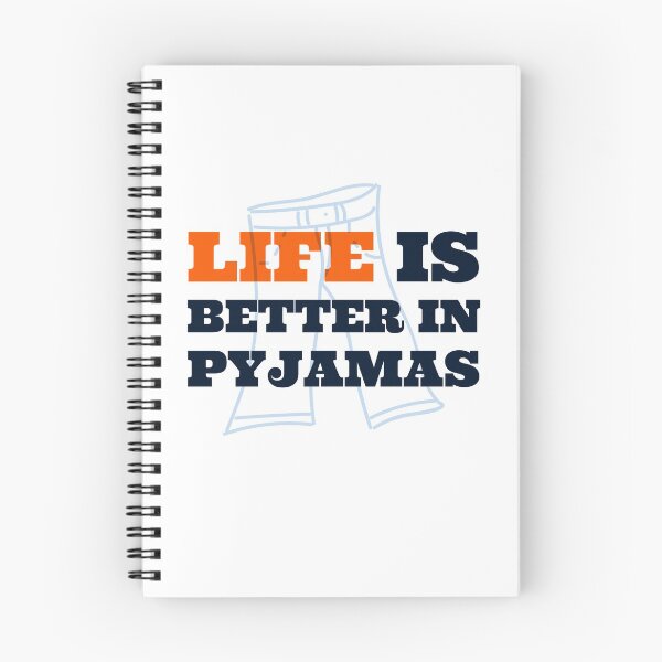 Item preview, Life is better in pyjamas- Funny Saying designed and sold by MNSDesignHub.