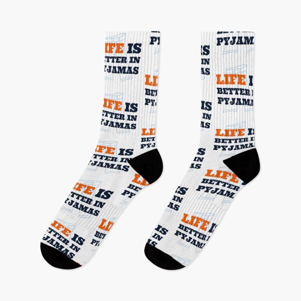 Item preview, Life is better in pyjamas- Funny Saying designed and sold by MNSDesignHub.