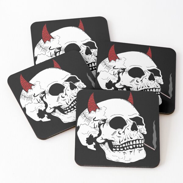 Item preview, Devil skull smoking designed and sold by theDARKartist-.