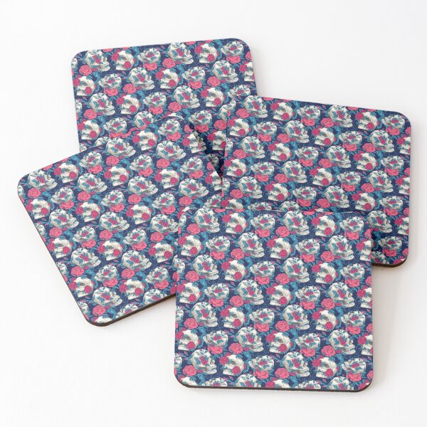 Item preview, Flowers Skull Floral Sugar Skull Rose Skull Graphic designed and sold by mikels.