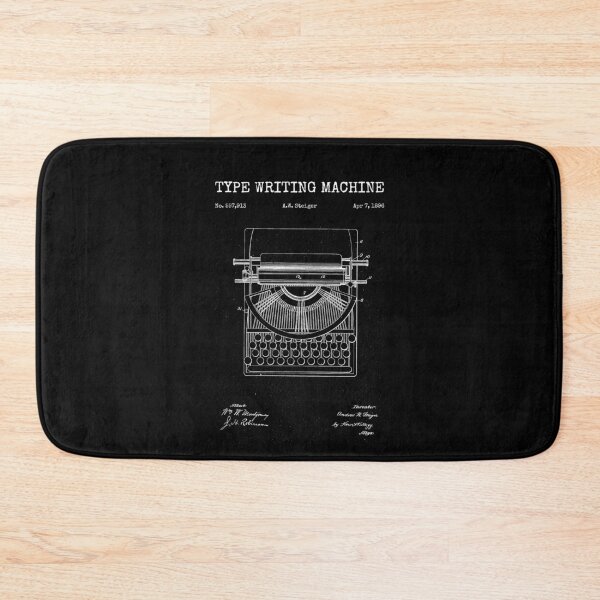 Item preview, Vintage Blueprint - Type Writing Machine designed and sold by Rhu Creations.
