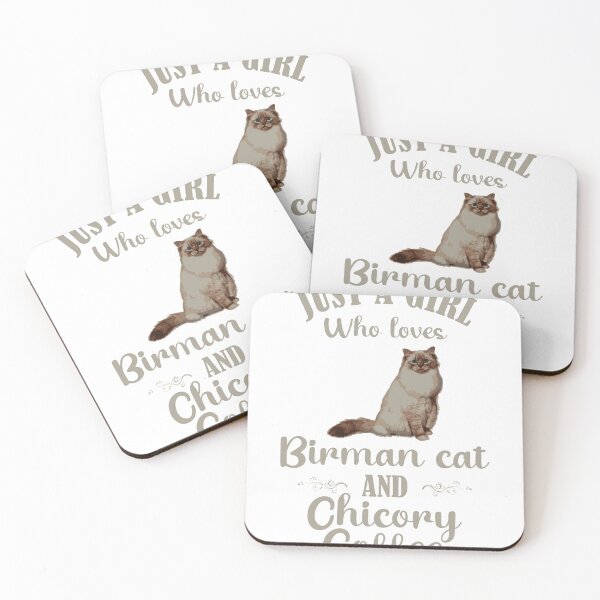 Item preview, Just a girl who loves Birman cat and chicory coffee designed and sold by Markotropoya22.