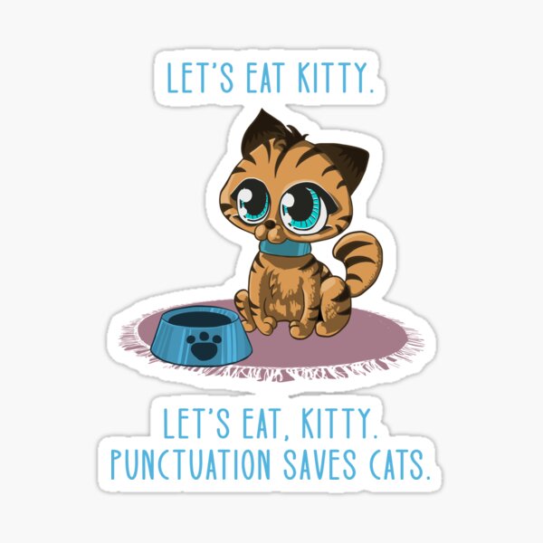 Item preview, Let's Eat Kitty designed and sold by CWolff.