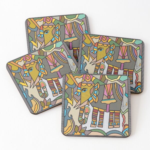Item preview, Madhubani Art-Elephant  designed and sold by Dipanjan20.