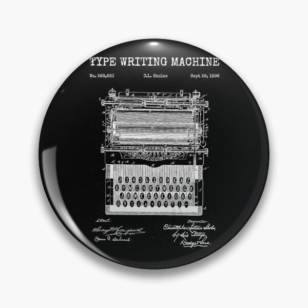 Item preview, Vintage Blueprint - Type Writing Machine designed and sold by Rhu Creations.