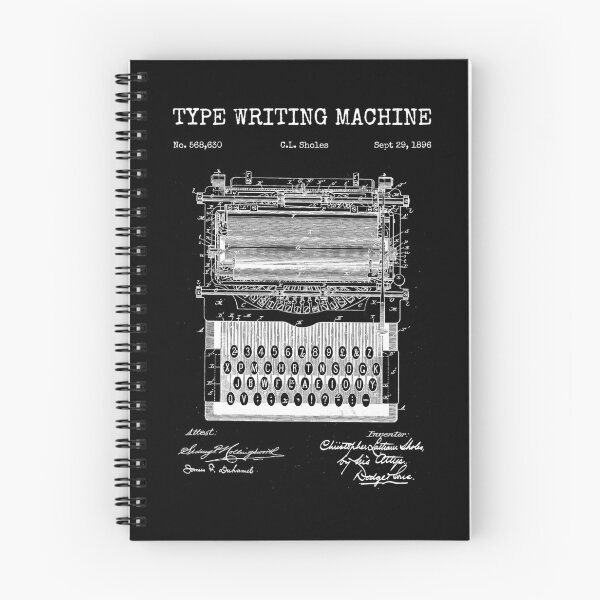 Item preview, Vintage Blueprint - Type Writing Machine designed and sold by Rhu Creations.