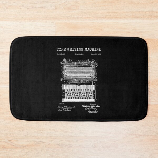 Item preview, Vintage Blueprint - Type Writing Machine designed and sold by Rhu Creations.