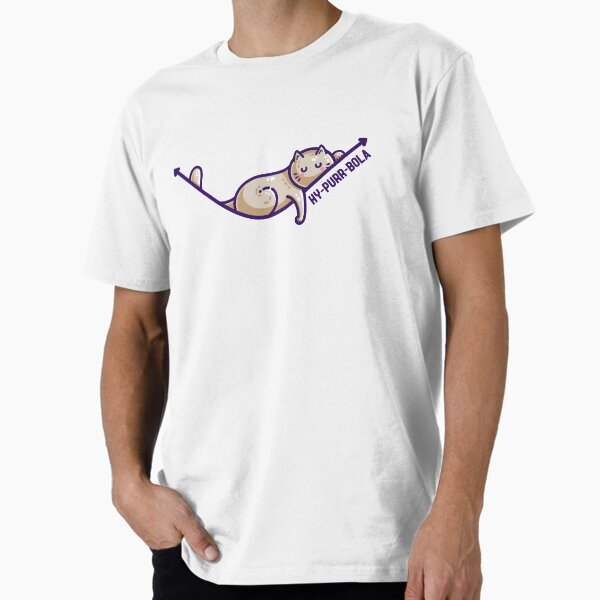 Item preview, Hy-purr-bola Hyperbola Maths Cat Pun designed and sold by Flaming Imp.
