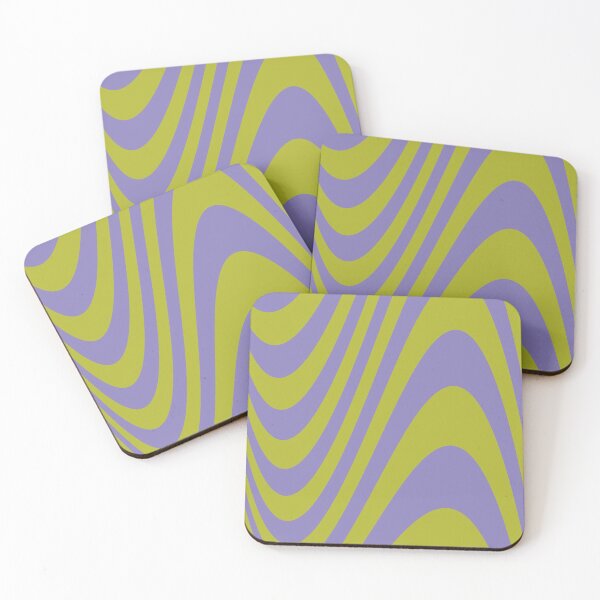 Item preview, Groovy Lilac & Lime Wave Design designed and sold by Emily Sixteen.