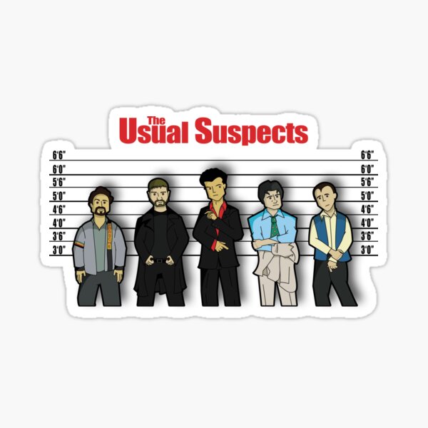 Usual Suspects Quote - Usual Suspects - Sticker