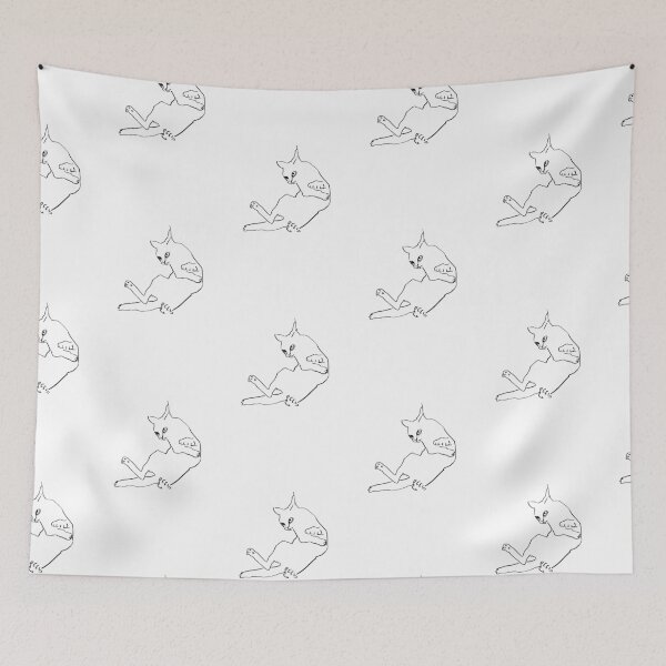 Item preview, Minimal Cat Illustration - BlacLine designed and sold by BlacLine.