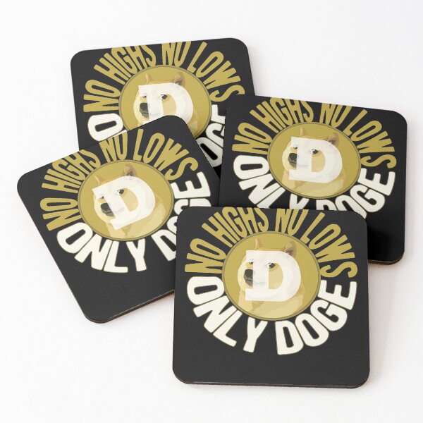 Item preview, Dogefather No highs no lows only doge - this is a great gift for every dogecoin cryptocurrency investor designed and sold by hyggekrog.