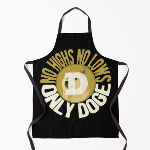 Item preview, Dogefather No highs no lows only doge - this is a great gift for every dogecoin cryptocurrency investor designed and sold by hyggekrog.
