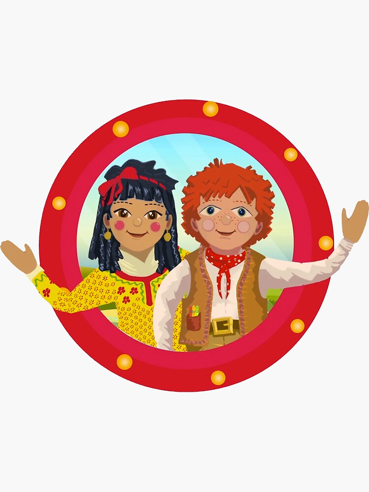 Rosie And Jim Sticker For Sale By Oldschool Kids Redbubble