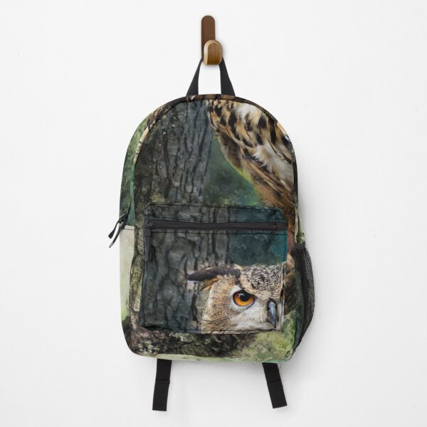 Item preview, Great Horned Owl in the Forest designed and sold by RockCreek.