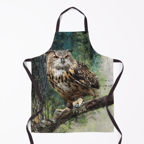 Item preview, Great Horned Owl in the Forest designed and sold by RockCreek.