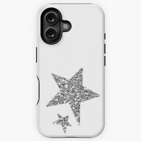 Vista previa del artículo con la obra «Estrella plateada brillante», diseñado y vendido por lildesignss.