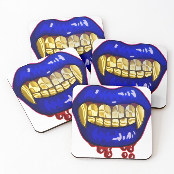 Item preview, Blue Lips Phone Vamp! designed and sold by ThatVampireGuy.