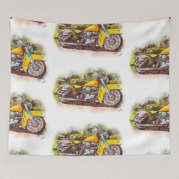 Item preview, Clasic Motorcycle - original watercolor by Vart. designed and sold by vartstudio.